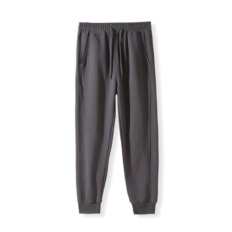 Women Thicken Cotton Sweatpants Autumn Winter Elastic Waist Bundle Foot Straight Trousers Fleece Warm Loose 5XL Casual Pants