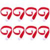10Pcs Mini Scarfs Knitted Exquisite Christmas Accessories for Pets Party Parade Photoshoot Festive Decor Mini Scarfs