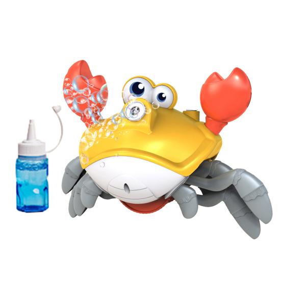 Walking Crab Bubble Machine Automatic Bubble Blower with LED Lights & Music