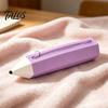 Durable Pencil Bag Students Silicone Case with Zipper, Waterproof Shaped Large Capacity Organizer Stationery Pouch, for Pens, Erasers, Rulers