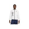 Color Block Logo Embroidery Design Comfortable Stand Collar Long Sleeve Jacket Men Jacket Mountain-White FZ8361-121