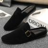 Fashion Half Slippers for Men Outdoor Mules Flat Sandals Man Rubber Original Low Price Mascullino Trend 2025 Fashion Summer Sale Shoes