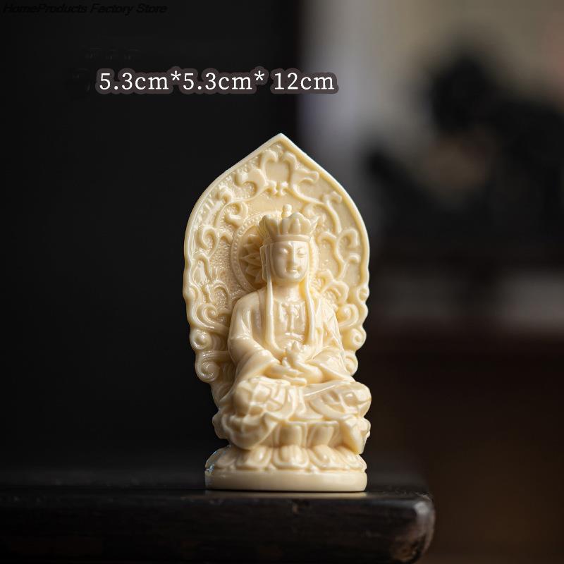 Exquisite Medicine Master Buddha Characters Avalokitesvara Statue Ceramic Art Sculpture Buddha Zen Crafts Home Office Decor
