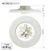 Doshisha Circulite Ceiling Series Ceiling Fan 12 Tatami LED Dimmable Color Type [Breezy Lighting]