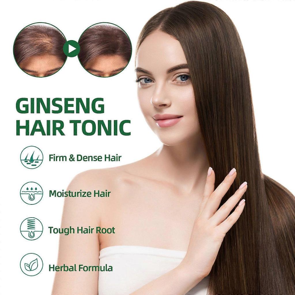 Ouhoe Ginseng Hair Growth Liquid Ginseng Essence Nourishing Hair Anti-Hair Loss Hair Care Growth Spray