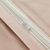 Nitori High-Density Satin Duvet Cover Double Size Rose Cotton No-Tie N-Grip Easy Fit Quilt Cover 190x210cm