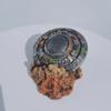 Sunken Spaceship Aquarium Decorations UFO Ornaments Resin Material Betta Hideout for Small Medium Fish for Tank