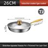Handun Titanium Hammered Stainless Steel Stir-Fry Pan