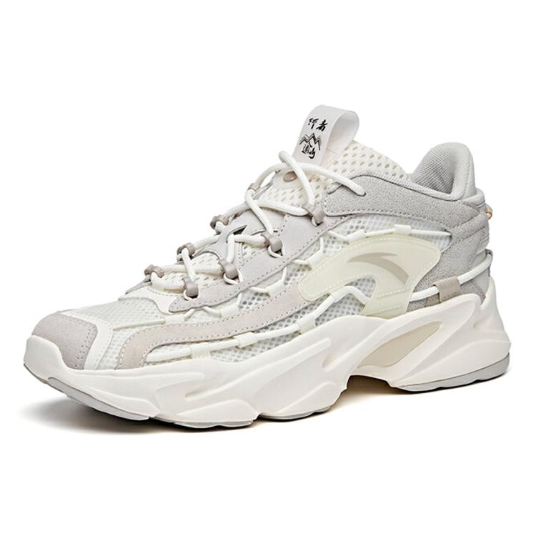 New Anta Walker Anti-Slip Wear-Resistant Low-Top Running Shoes Gray 112028889-1