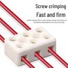 Ceramic High Temperature Wiring Terminal Block (Pack of 5)