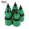 2025+ 30PCS Quick Coupling Adapter with 1/2 Barbed Connector Drip Tape for Irrigation Garden Watering