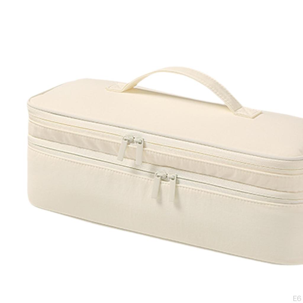 Storage Case, Carrying Case with Double Zipper, Professional Hairdressing Tool Organizer