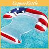 Foldable Water Lounger Chair With Net For Cross-border Use American Flag Pattern