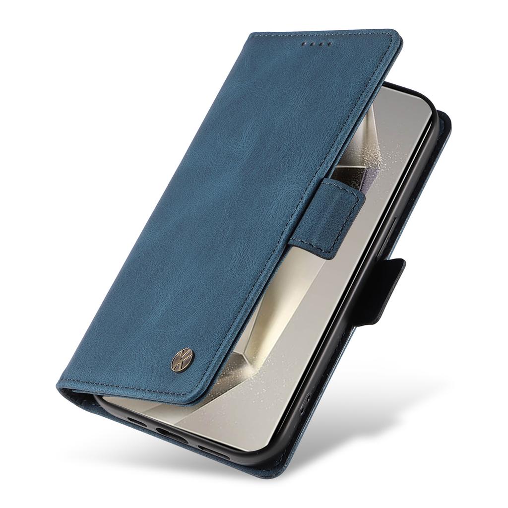 YIKATU YK-005 For Samsung Galaxy S25 Ultra Case PU Leather Wallet Phone Cover Skin Touch Feeling