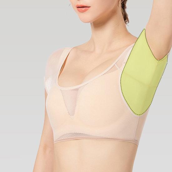 Damen Tops Tief ausgeschnittene Kurzarm Tops mit Schulterpolstern Wiederverwendbare Ergonomische Polster Waschbar Durchsichtig