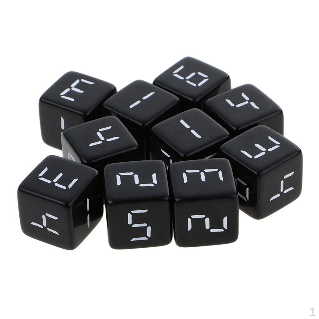 

D6 Set 16mm Six Sided Die for Ententainment Party Game Bar