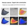 Mirror Visor for OF626 COMPASS Half Helmet with Sun Protection, Electroplated, Day and Night Use