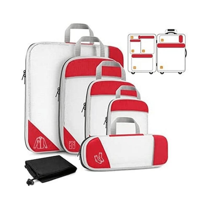 6-piece Travel Packaging Cube Storage Bag Packaging Compressed Travel Luggage Packaging Storage Bag Set