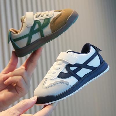 Children's Casual Board Shoes 2025 Spring and Autumn Boys Soft Sole Sports Shoes Girls Small White Shoes