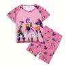 Seturi Pijamale Fete Copii Mici 3 până la 8 10 11 12 Ani Kpop Vânătorii de Demoni Vară Pijamale Bluze+Pantaloni Scurți Set Două Piese Pijamale Îmbrăcăminte de Noapte
