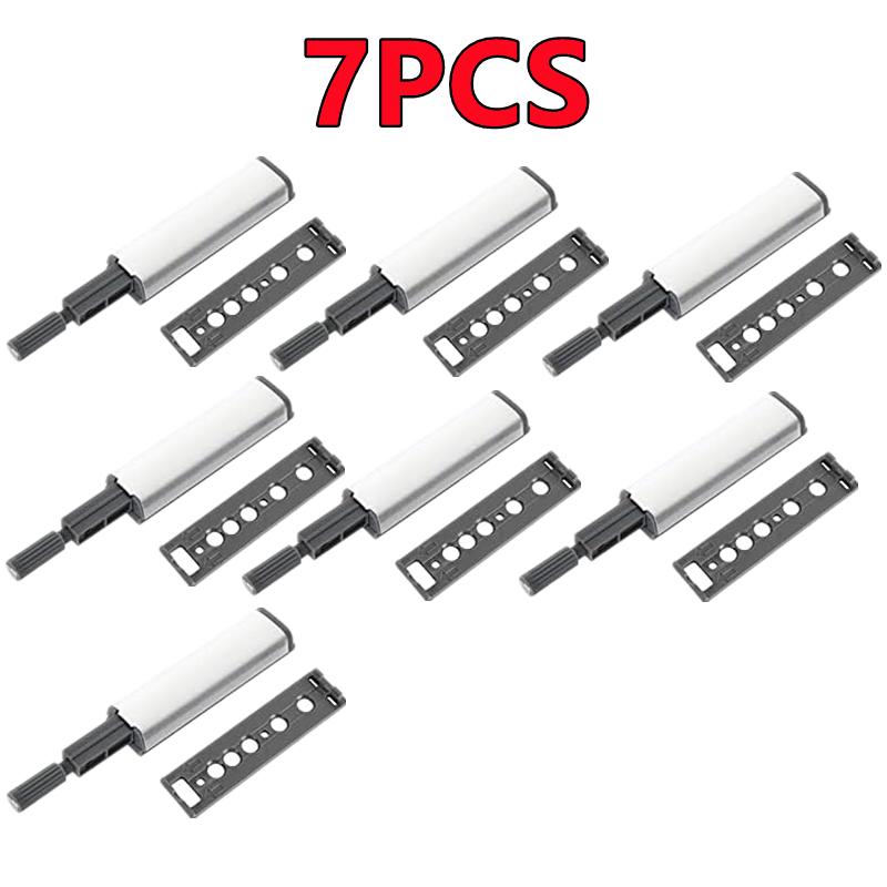 10-1PC Cabinet Catches Push To Open Damper Catch Set For Door Drawer Cabinet Magnetic Push Latches Soft Closer Rebound Hardware