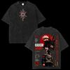 Kakashi Hatake Washed NarutoT-Shirt  Men Women Shippuden Sharingan Lightning Blade Copy Ninja Manga Short Sleeve High Quality Female Male Clothing