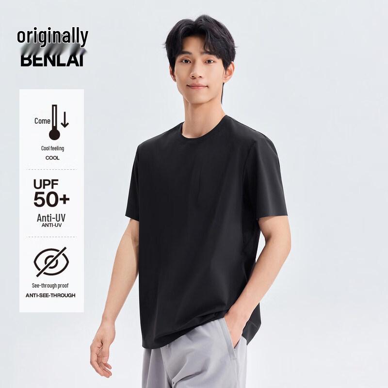 

Benlai Men s Cool-Touch Sun Protection Pocket Short Sleeve T-Shirt XL