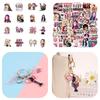 Stylish Blackpink Sticker Keychain 54 Pvc Stickers Various Sizes Included