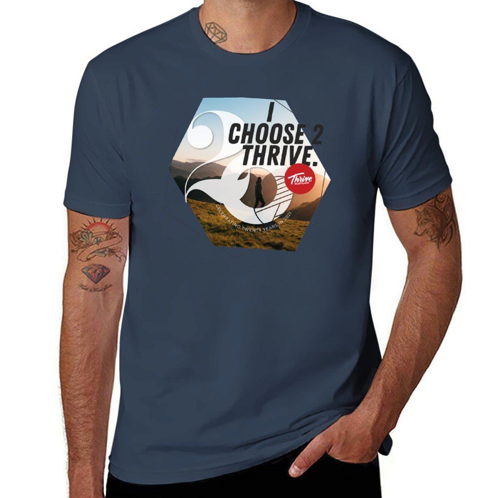 20th Anniv I Choose 2 Thrive Tshirt Gym Wear Breathable Short Sleeve Tee S
