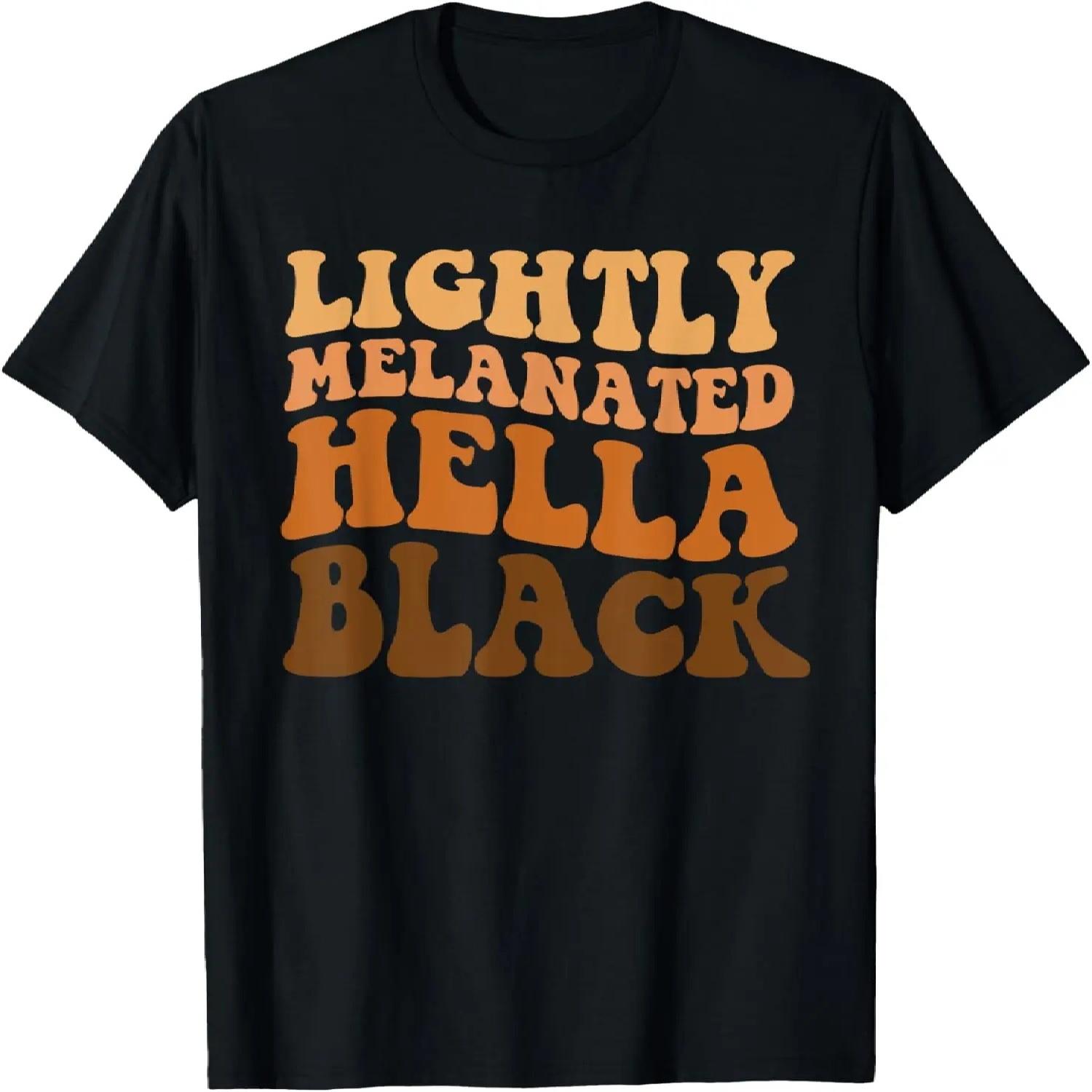Lightly Melanated Hella Black Brown Sugar T-Shirt S чёрный