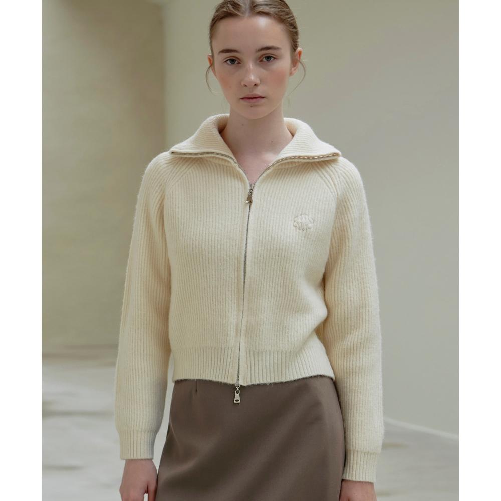 

ТРИКОТАЖНАЯ КАРДИГАН НА МОЛНИИ NICK&NICOLE_КРЕМ