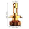 Car Headlights Bright H4 Headlight Bulbs Automobile Headlamp For Automotive Vehicles Car Modification Enthusiasts