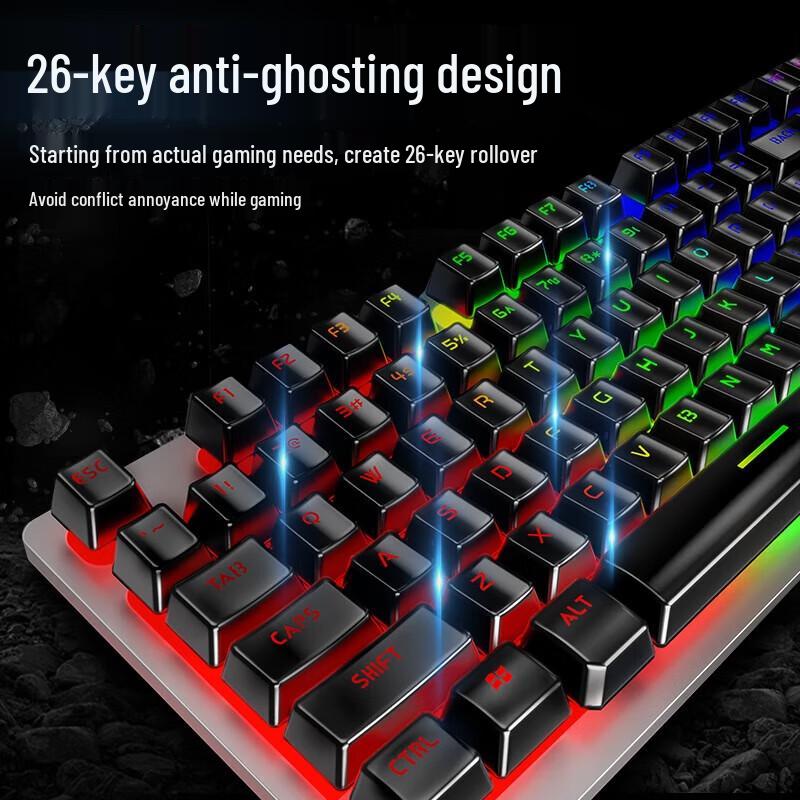 EWEADN GX300 Wired Gaming Keyboard and Mouse Combo