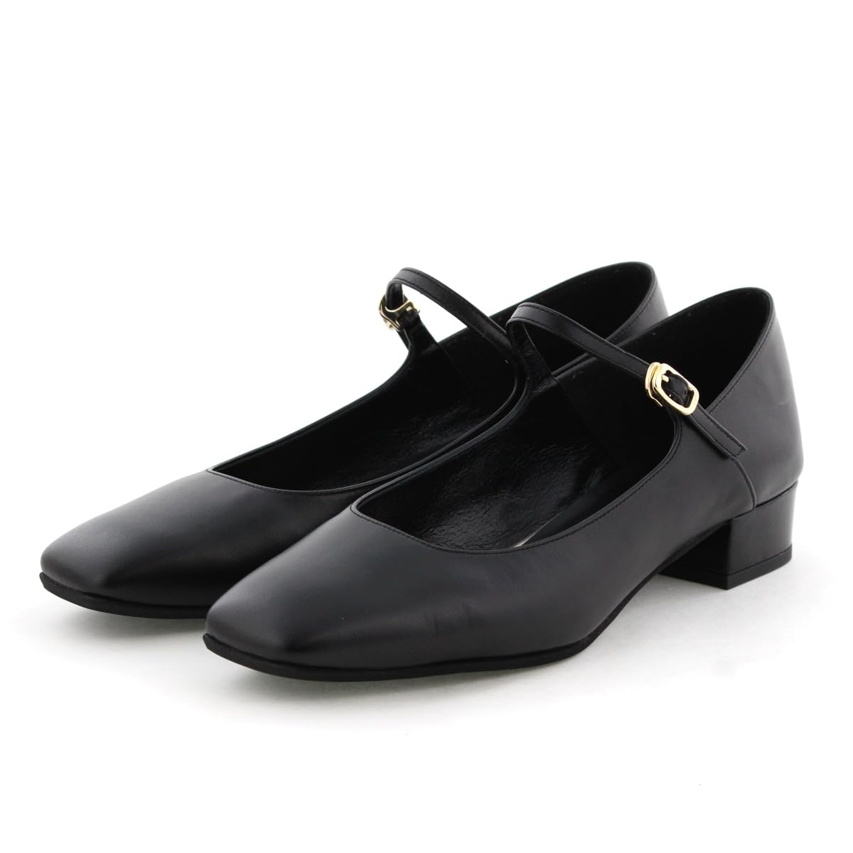 

HIMIKO / Himiko / Square Toe Mary Jane Pumps / 651111 Black 220