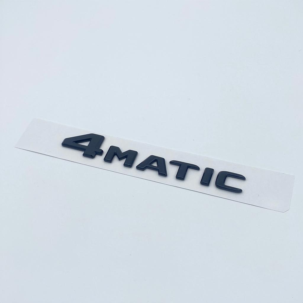 3D ABS Chrome Black Letters GLC300de GLC300e GLC350e GLC400e 4Matic Emblem for Mercedes-Benz GLC X253 Car Trunk Logo Sticker PI1