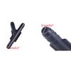 1/4" 6mm-5/16" 8mm Y 3-Way Fuel Line Connector Coupler Tubing Hose Union Joiner