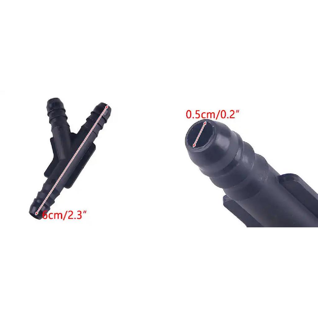 1/4" 6mm-5/16" 8mm Y 3-Way Fuel Line Connector Coupler Tubing Hose Union Joiner