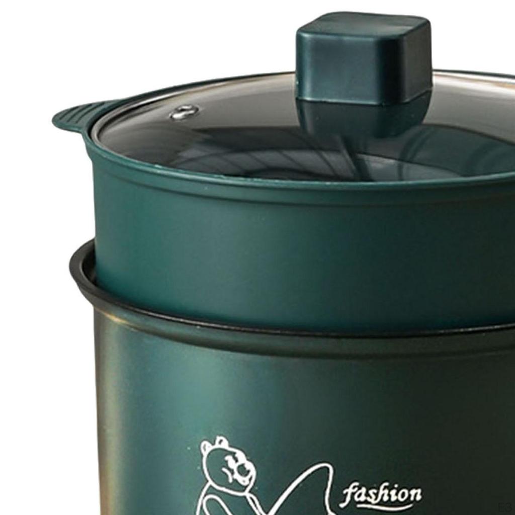 Small Electric Rice Cooker 600W Noodles Cooking Pot for Ramen Dumpling Steak Only