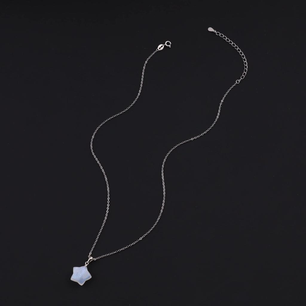 GAVU Star Moonstone Power Stone Necklace for Women [GAVU]