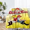 Bibi Blocksberg Theme Printed Blanket - Perfect for Couch, Bed, Travel & Outdoor Use | Machine Washable, Cozy & Durable.