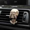 Car Air Outlet Aroma Car Perfume Tablet Car Decoration Halloween Car Decoration Skull Aromatherapy Clip