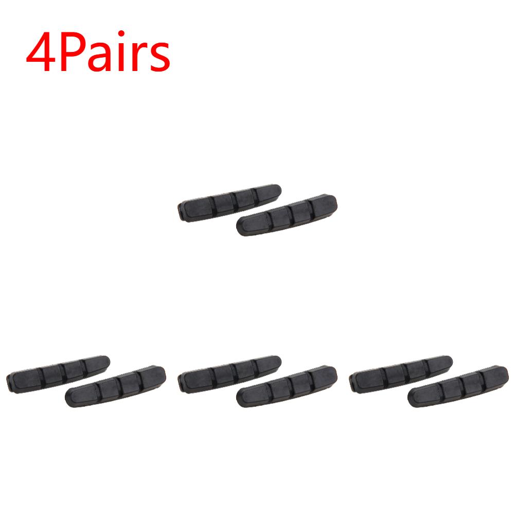 1-10Pairs Brake pads for Alloy Rims Dura Ace Ultegra 105 Rubber V Brake Blocks Road Bike Brake Pads Outdoor Cycling Accessories
