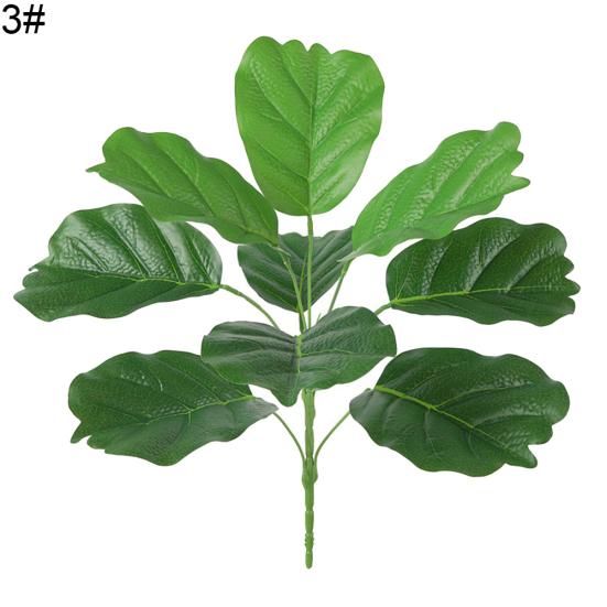 1 pz piante sempreverdi artificiali in plastica finte foglie di alberi verdi decorazioni per la casa