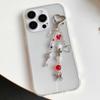 Gothics Skull Bead Keychain with Spiders Designs Sturdy Resin Crafted Fashion Accessory for Trendsetters Daily Use