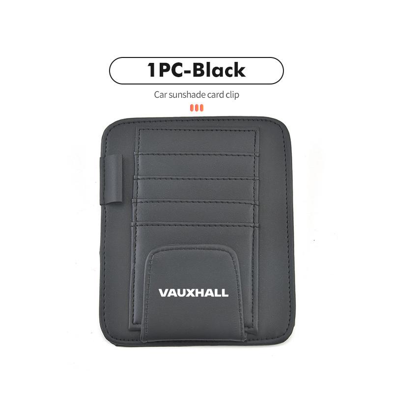 Car Sun Visor Organizer Storage Bag Card Glasses Holder Clip For Vauxhall Tigra Corsa VXR Astra D G J H Zafira Vectra