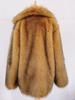 Eco-Friendly Faux Fur Mid-Length Women's Coat - Warm Winter 2025 European & American Style