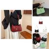 2024 Summer New Solid Color Simple Armpit Bag Street Style Pu Shoulder Bag