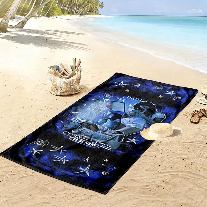 Aitana Print Beach Towel, Large Soft Quick Dry Towel for Beach Camping Swimming