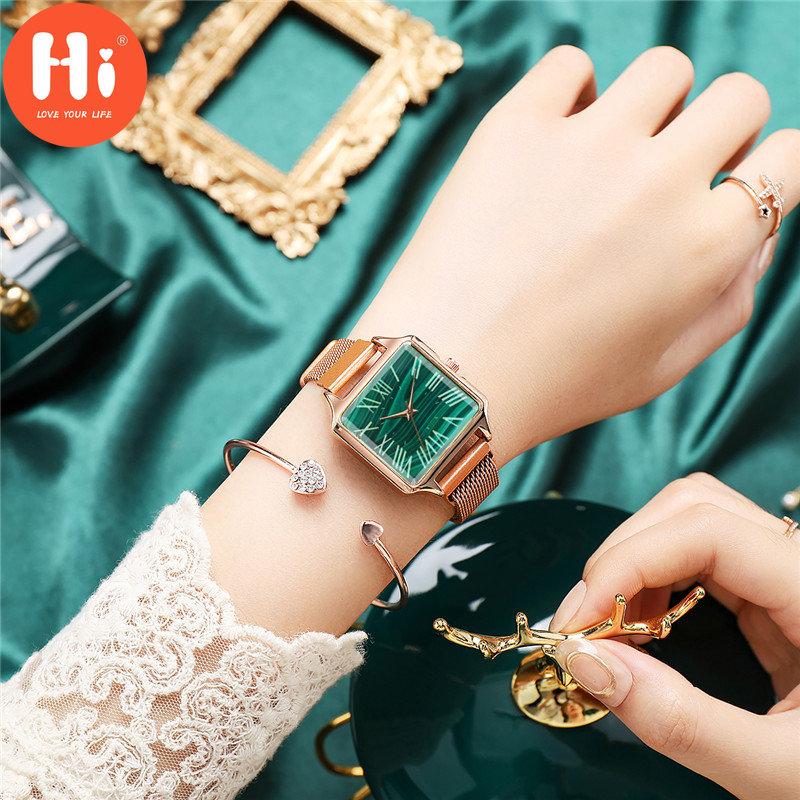 

Привет модные часы Роскошные женские кварцевые часы Водонепроницаемые женские часы Женские наручные часы