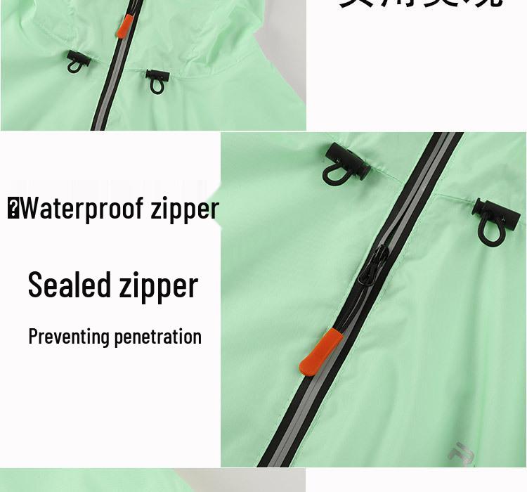 Unisex Lichtgewicht Regenjas & Broek Set, Anti-Stortbui, Waterdicht, Ideaal voor Fietsen, Voedselbezorging & Elektrisch Motorrijden.